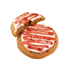 raspberry cream cookie